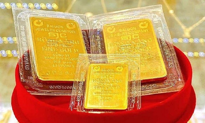 Vàng miếng SJC tăng giá 