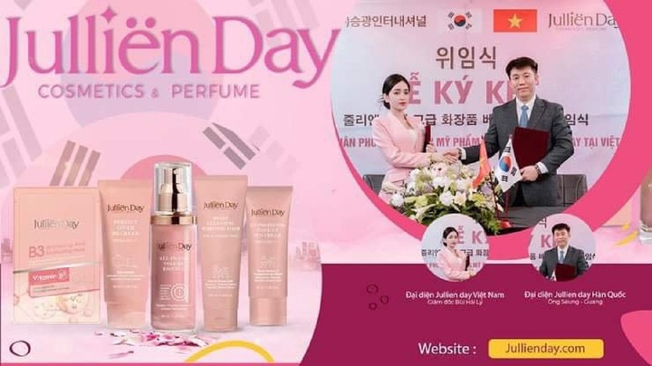 Jullien Day thương hiệu mỹ phẩm đến từ Hàn Quốc chính thức có mặt tại Việt Nam