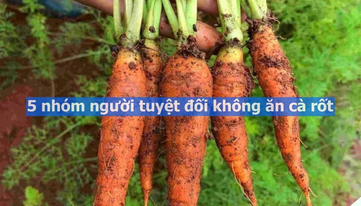 5 nhóm người tuyệt đối không ăn cà rốt kẻo 