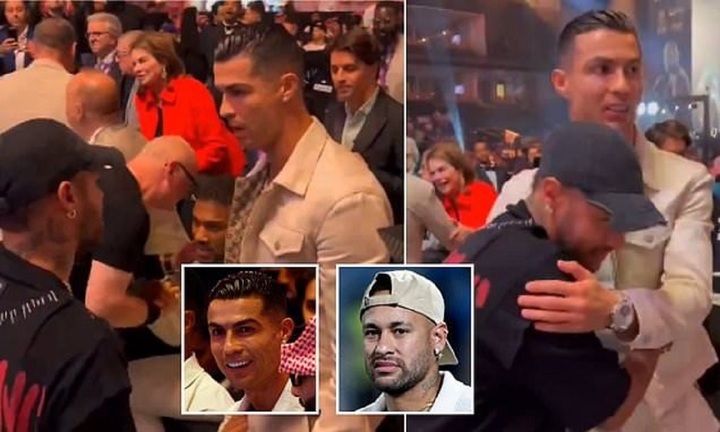 Ronaldo “hội ngộ” Neymar trong trận đấu quyền anh thế kỷ