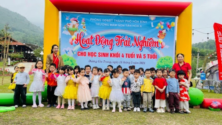 Trường mầm non Tân Hòa A thi đua dạy tốt, học tốt