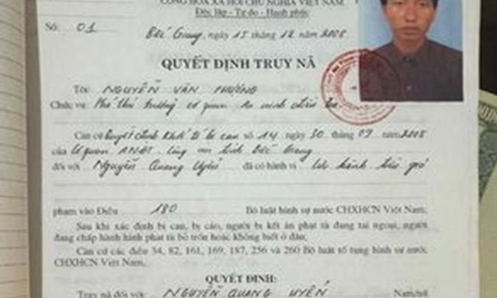 Đề nghị truy tố bị can từ Bắc Giang vào Đồng Nai để trốn truy nã 16 năm