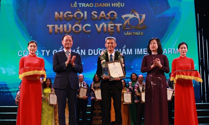 Imexpharm vinh dự nhận giải thưởng “Ngôi Sao Thuốc Việt