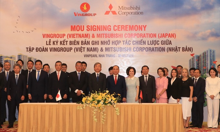 Vingroup và Mitsubishi Corporation ký biên bản ghi nhớ hợp tác chiến lược toàn diện