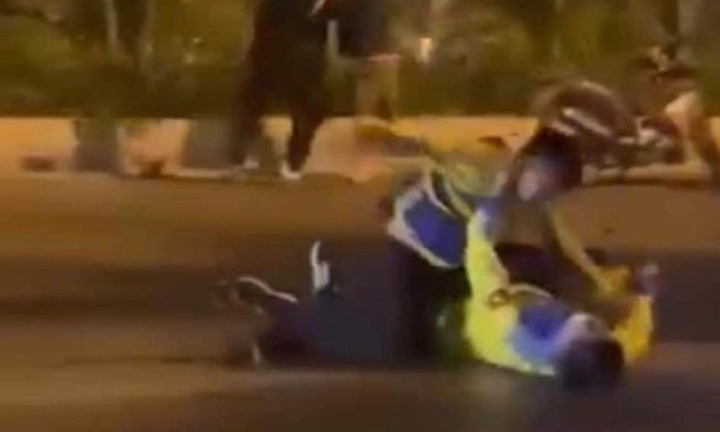 Hai nhóm xe ôm công nghệ  hẹn nhau 