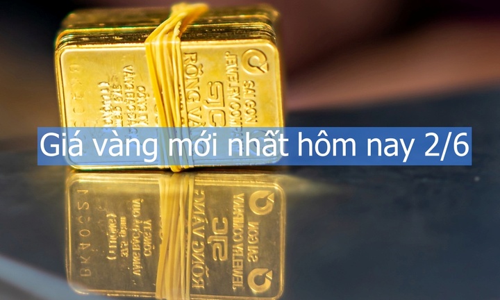 Giá vàng mới nhất hôm nay 2/6: SJC tiếp đà lao dốc, giảm sốc