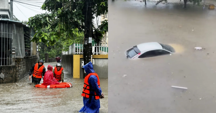 Quảng Ninh: Phá tường rào, dải phân cách đường để xử lý ngập ở TP Uông Bí