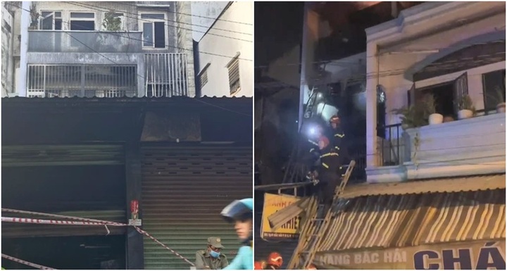 TP.HCM: Giải cứu thành công 5 người thoát khỏi đám cháy ở ngôi nhà 2 tầng
