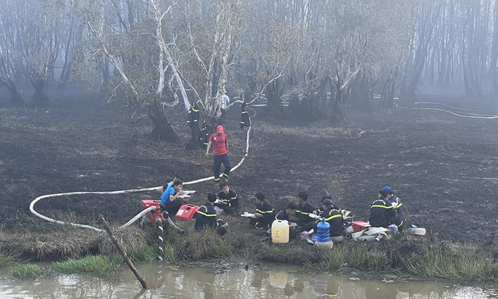 Hé lộ nguyên nhân gây cháy tại Vườn quốc gia Tràm Chim