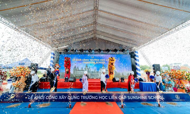 Khởi công xây dựng trường liên cấp Sunshine School tại khu Tây Hồ Tây