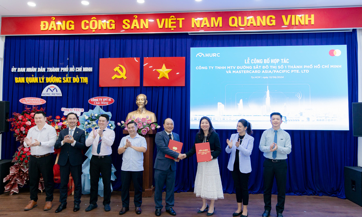 Công ty TNHH MTV Đường sắt Đô thị số 1 hợp tác Mastercard Asia/Pacific Pte. Ltd