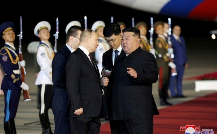 Khoảnh khắc Tổng thống Putin và nhà lãnh đạo Kim Jong-un