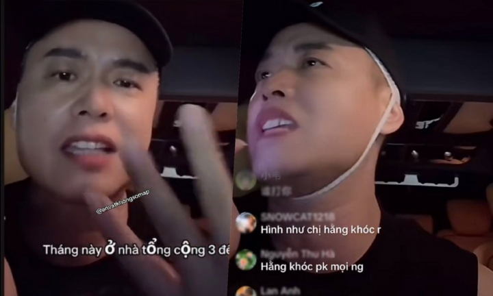 Chồng Hằng Du Mục gọi cho vợ quát tháo, ghen tuông ngay trên sóng livestream