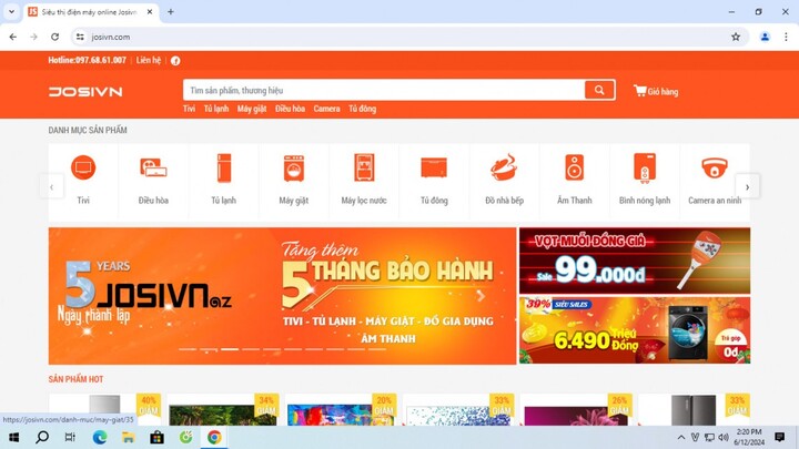 Hai cơ sở kinh doanh bị xử phạt do tự ý mở giỏ hàng trên website
