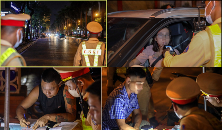 Giải nhiệt sau giờ lao động, người đàn ông vi phạm nồng độ cồn kịch khung