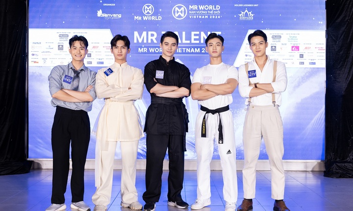 Lộ diện Top 5 Mr. Talent của Mr World Vietnam 2024