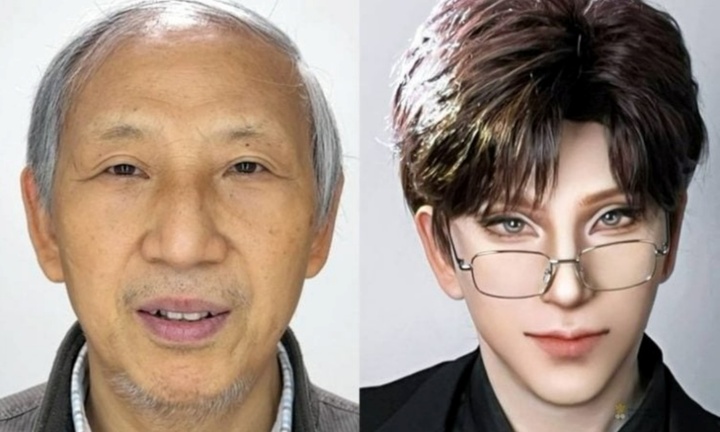 Ông nội 66 tuổi “hóa” nam thần nhờ “bàn tay phù thủy” của cháu gái