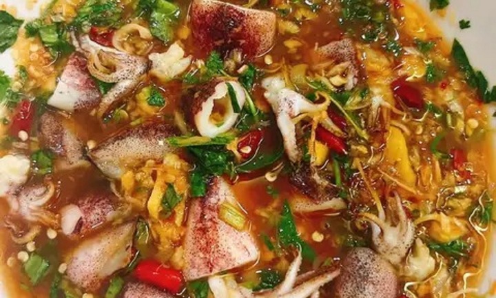 Cách làm mực sốt Thái chua cay đậm đà, chuẩn vị nhà hàng