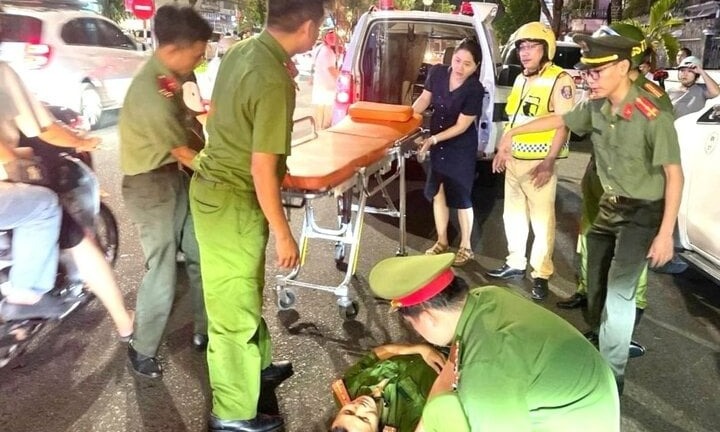 Diễn biến mới vụ nam thanh niên tông xe khiến chiến sĩ công an bị thương