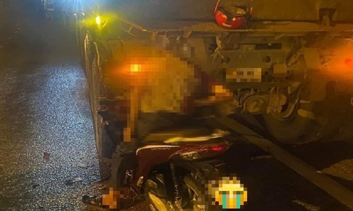 Tông vào đuôi xe đầu kéo, người đàn ông đi xe máy tử vong