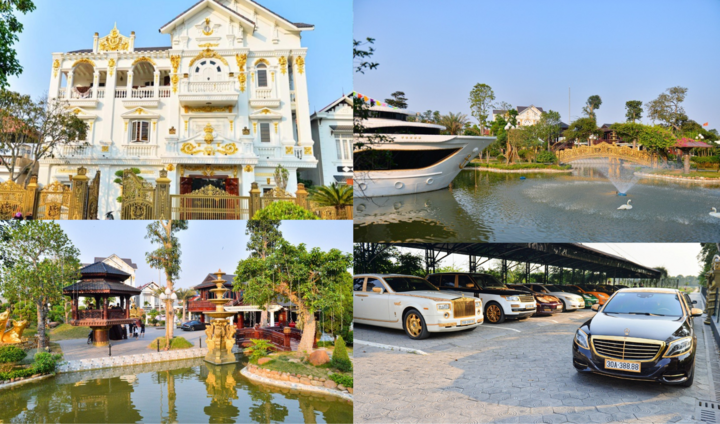 Choáng ngợp biệt phủ dát vàng nghìn m2 của 