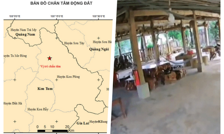 Liên tiếp nhiều trận động đất tại Kon Tum, người dân sợ bỏ cả bữa cơm chạy ra ngoài