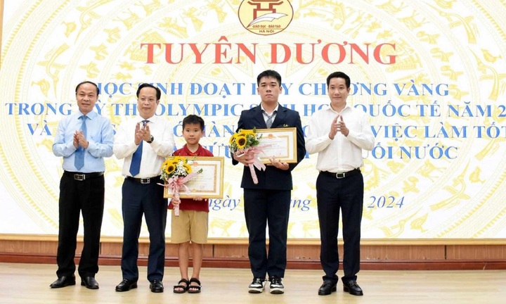2 học sinh Hà Nội được tuyên dương vì có thành tích đặc biệt năm 2024 là ai?