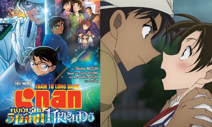 Review Conan Movie 27 Ngôi Sao 5 Cánh 1 Triệu Đô: Heiji thành công tỏ tình Kazuha?