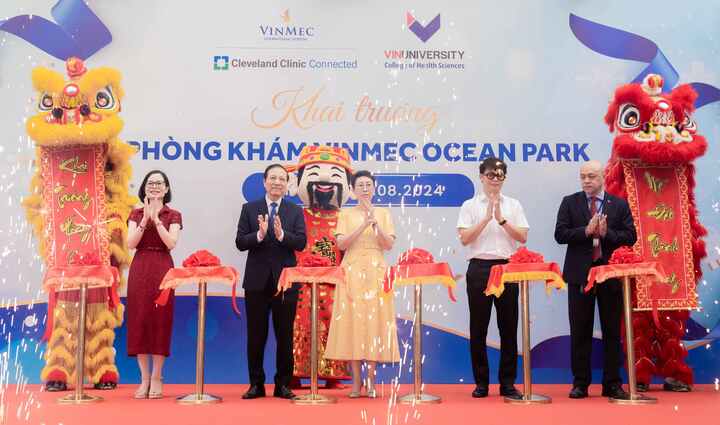 Vinmec khai trương Phòng khám Đa khoa Quốc tế tại Vinhomes Ocean Park 