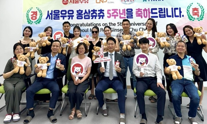 Lễ tri ân 5 năm phát triển sản phẩm Nước Hồng Sâm CHUCHU của Tập đoàn Seoulmilk tại Việt Nam