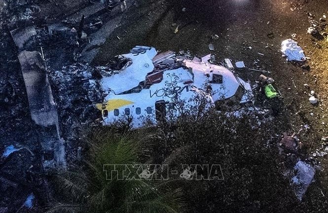 Vụ rơi máy bay ở Brazil, 61 người chết: Đã tìm thấy hộp đen máy bay 