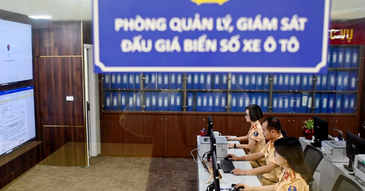 Bộ Công an đề xuất những trường hợp bị truất quyền tham gia đấu giá biển số xe