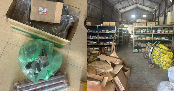 Bắc Kạn: Thu giữ hàng loạt phụ tùng xe nghi giả mạo nhãn hiệu Honda, Yamaha