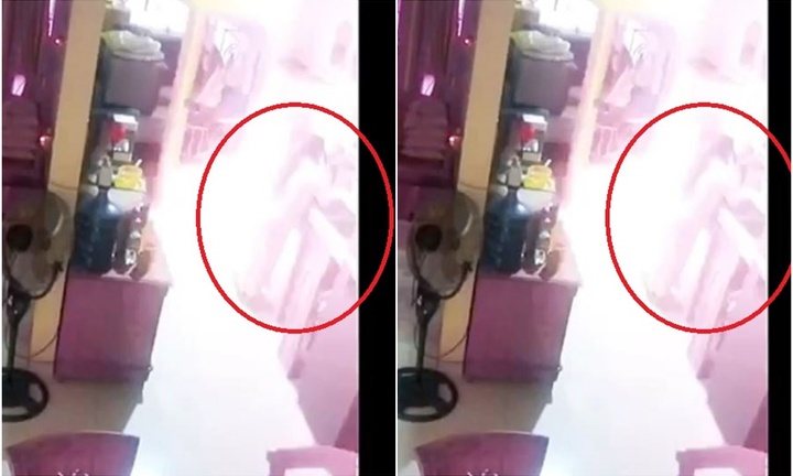 Video: Người phụ nữ bị sét đánh khi đang rửa bát trong bếp