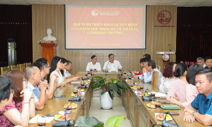 Ai vừa được phân công phụ trách Trường Đại học Luật - Đại học Quốc gia Hà Nội?