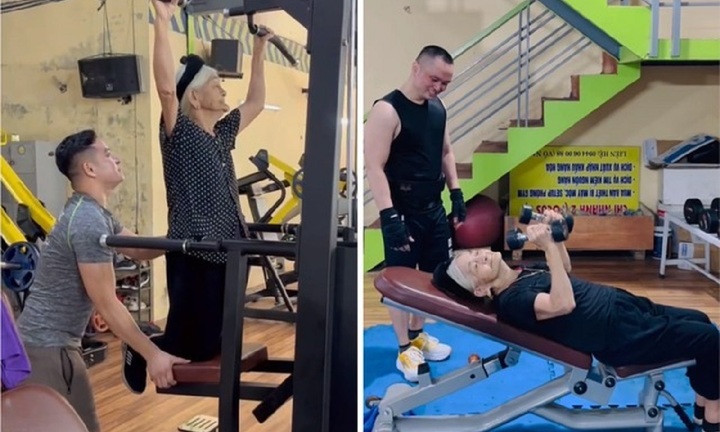 Cụ bà 96 tuổi chăm chỉ tập gym, sau 3 tháng nhận kết quả bất ngờ