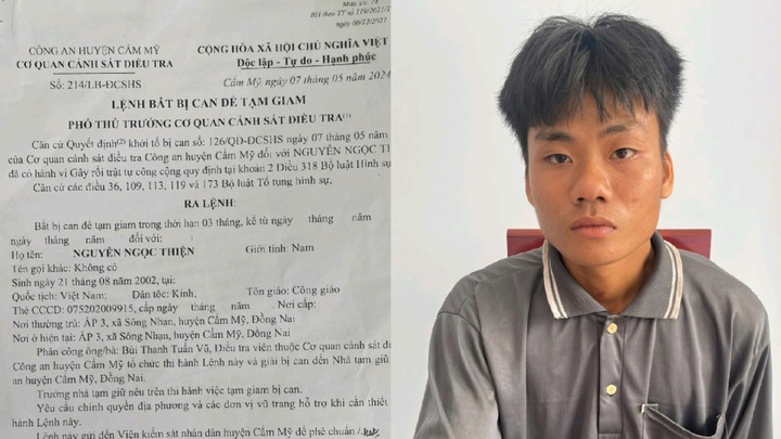 Bắt nam thanh niên tham gia hỗn chiến đang lẩn trốn từ Đồng Nai sang An Giang