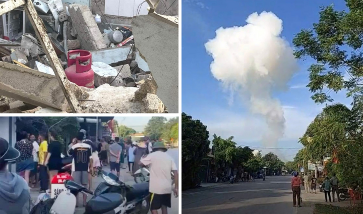 Hiện trường vụ nổ lớn ở Nghệ An, 2 vợ chồng tử vong