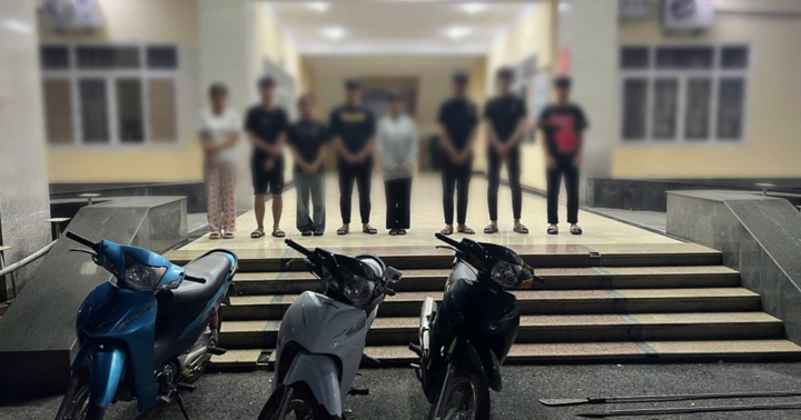 Điều tra nhóm “nam thanh nữ tú” tụ tập mang theo “phóng lợn” đi tìm đối thủ