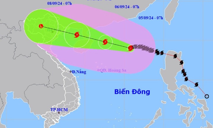Bão số 3 - bão Yagi mạnh lên cấp 15 sức tàn phá mạnh, Hà Nội có bị ảnh hưởng?
