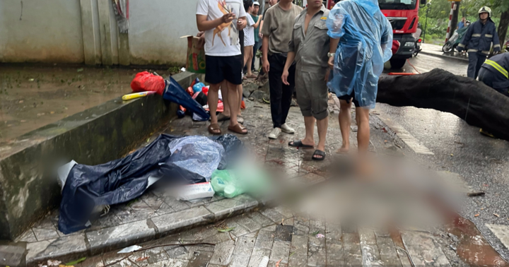 Hà Nội: Giông lớn do ảnh hưởng siêu bão số 3 Yagi, 3 người thương vong do bị cây đè trúng