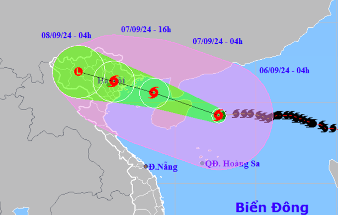 Siêu bão số 3 Yagi sắp đổ bộ, học sinh Hà Nội được nghỉ học vào ngày mai (7/9)