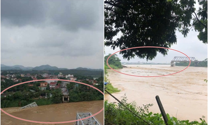 Sập cầu Phong Châu (Phú Thọ) không liên quan đến hồ thủy điện liên tục xả lũ