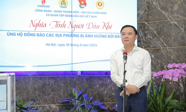 Petrovietnam ủng hộ đồng bào các địa phương bị ảnh hưởng bởi bão số 3 (Yagi)