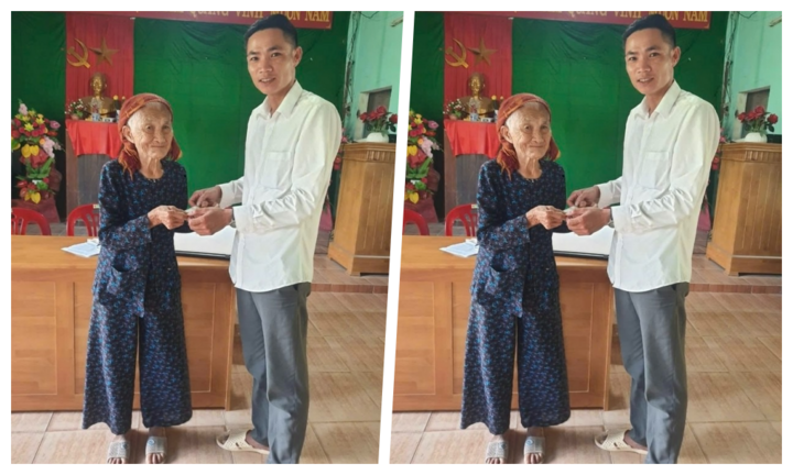 Xúc động cụ bà 102 tuổi ở Quảng Bình mang tiền tiết kiệm ủng hộ đồng bào gặp thiên tai