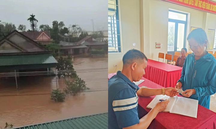 Danh sách ủng hộ đồng bào lũ lụt của một xóm nghèo: Xem xong trào nước mắt xúc động