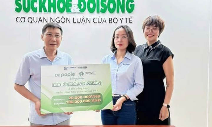 Tập đoàn Dược Phẩm STARMED chung tay sẻ chia cùng đồng bào bão lũ