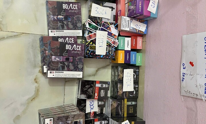 Liên tiếp xử lý các trường hợp sử dụng mạng xã hội bán thuốc lá điện tử