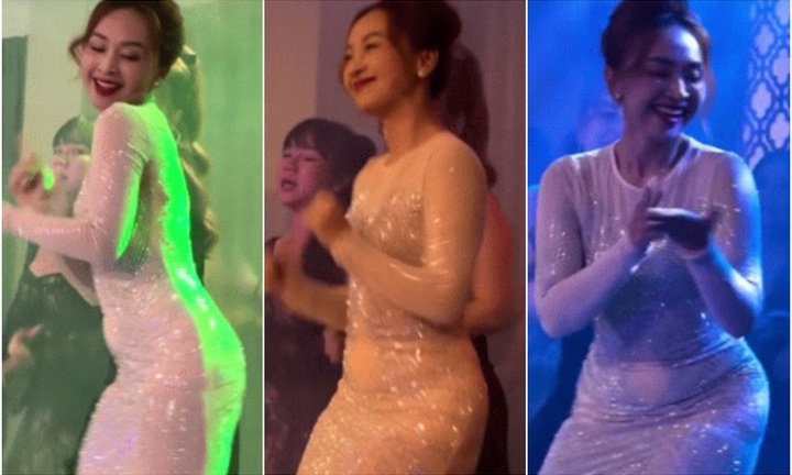 Clip: Mẹ cô dâu nhảy cực sung, thần thái khiến cả hội trường