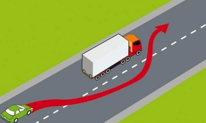 Vượt xe trên đoạn đường có biển báo không cho phép bị phạt bao nhiêu tiền?